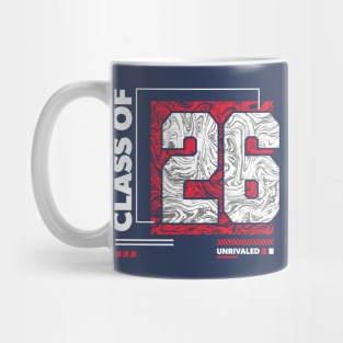 Class of 2026 Urban Streetwear // Graduation Class of '26 Red Mug